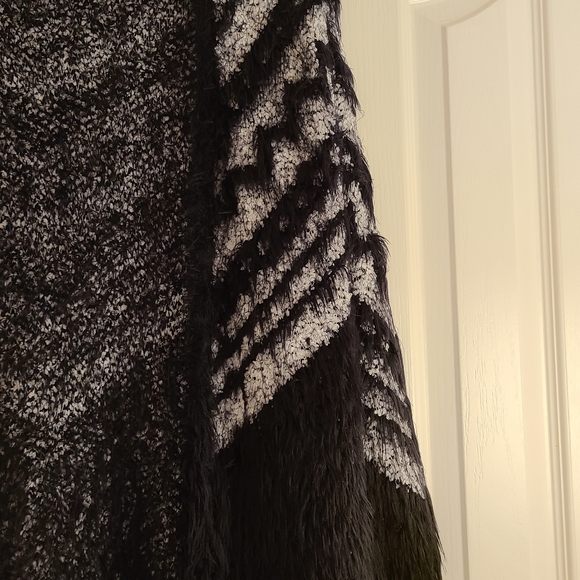 Saks fifth ave fuzzy cardigan - Picture 2 of 5